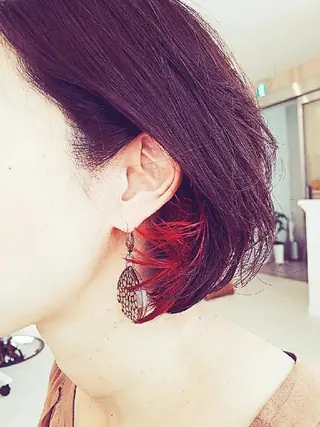 ショート カラー ayako 　☆のヘアスタイル