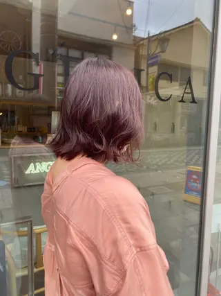 ミディアム 徳重 美香のヘアスタイル
