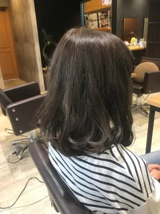 ミディアム カラー パーマ ヘアアレンジ メンズ キッズ ネイル マツエク・マツパ EnBlesS西宮 マンツーマン神道有基のヘアスタイル