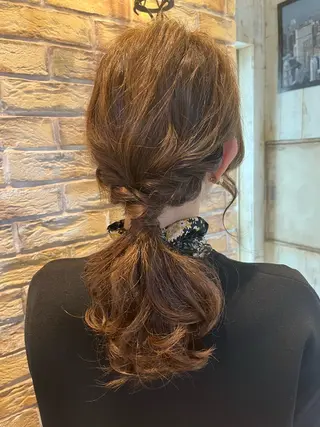 ロング ヘアアレンジ 似合わせスタイル 🌹mao🌹のヘアスタイル