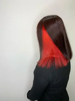 セミロング カラー 艶髪クリエイター🪽 秋田 聖也のヘアスタイル