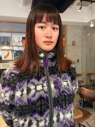 セミロング 高円寺 utuwa🌟まなみのヘアスタイル