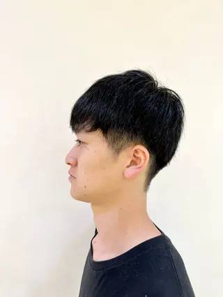 ショート メンズ メンズパーマ/ メンズカット/片山のヘアスタイル