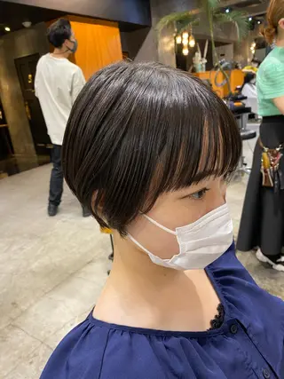 ショート 透明感カラー🌿 グレージュ🐺陽介のヘアスタイル