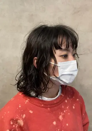ミディアム パーマ ✨髪質改善✨ 河合一樹のヘアスタイル