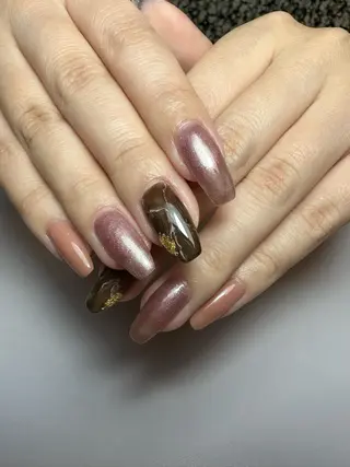 セミロング shandy nailのネイルデザイン