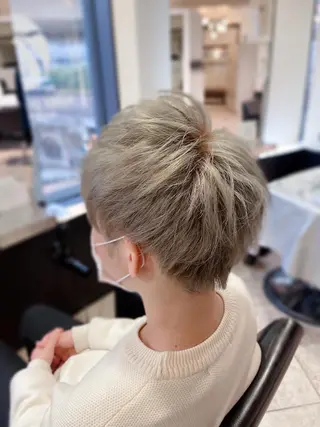 ショート カラー メンズ 川崎 龍馬のヘアスタイル