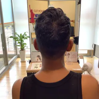 ショート パーマ メンズ エイジングケア特化 美容師✂️山崎竜二のヘアスタイル