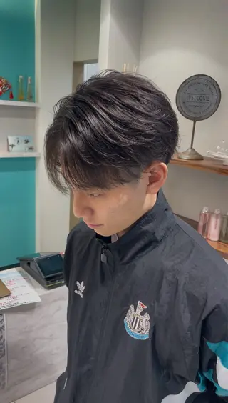 ショート メンズ 伊藤 隆星のヘアスタイル