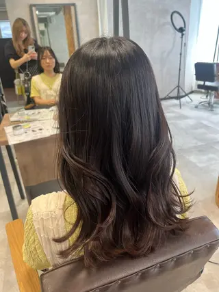 ミディアム KAEDE🎀 縮毛矯正＆パーマ特化のヘアスタイル