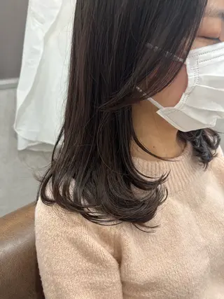 セミロング 美髪矯正/髪質改善 🌼 原田 愛弓のヘアスタイル
