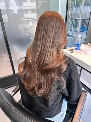 ミディアム カラー 韓国ヘア 店長NEGIのヘアスタイル
