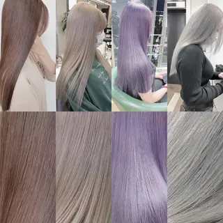 ロング カラー gisel エリナのヘアスタイル