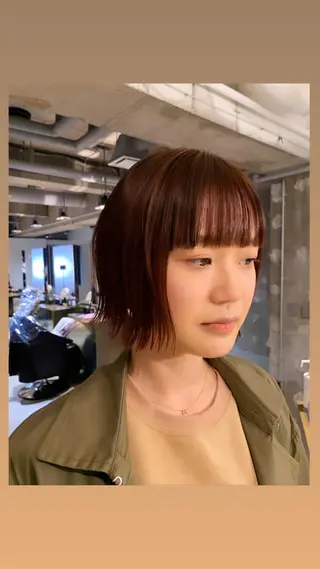 ショート カラー よしだ とおいのヘアスタイル