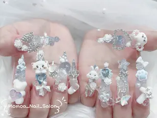 ネイル MoMoA Nail ネイル長さ出し専門店のネイルデザイン