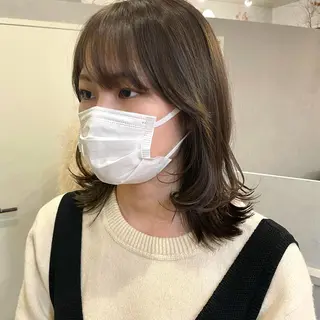 ミディアム カラー はるか 💐 お悩み改善美容師のヘアスタイル