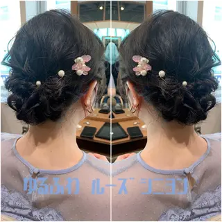 ミディアム ヘアアレンジ 韓国hair🦋 Nanaのヘアスタイル