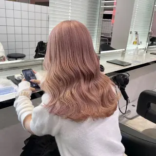 セミロング ヘアアレンジ カラー 公式PARADE💐 池袋💐のヘアスタイル
