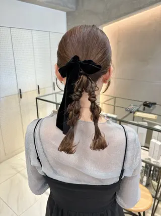 ヘアアレンジ 🎀ヘアセット透明感 /REINA🎀のヘアスタイル