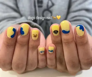 ネイル 暖色カラー/ ネイル momo🍀☆*:°のネイルデザイン