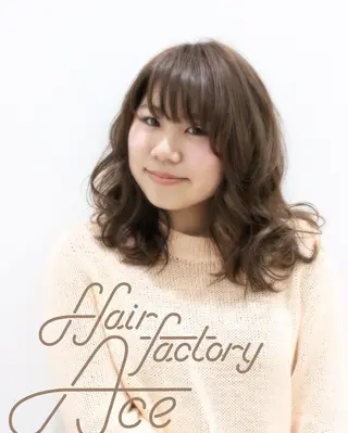 ミディアム 所渉/韓国レイヤー /ウルフカットのヘアスタイル