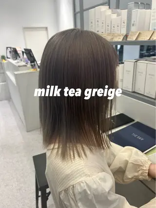 ミディアム カラー 𝑬𝑰𝑲𝑰/ 金沢駅西口店のヘアスタイル