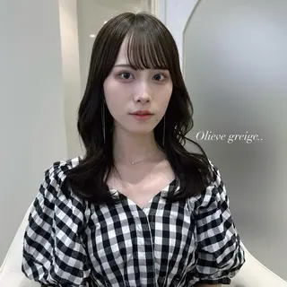 ミディアム 韓国𝐻𝑎𝑖𝑟 🇰🇷🖤ハラのヘアスタイル