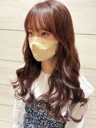 ロング カラー noll【今池駅前】 池田碧花のヘアスタイル