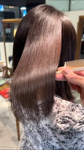 セミロング ✨美髪矯正の専門家✨ 髪質改善 松村のヘアスタイル