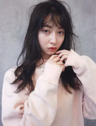 セミロング 福岡美容室 Nidée ニディーのヘアスタイル