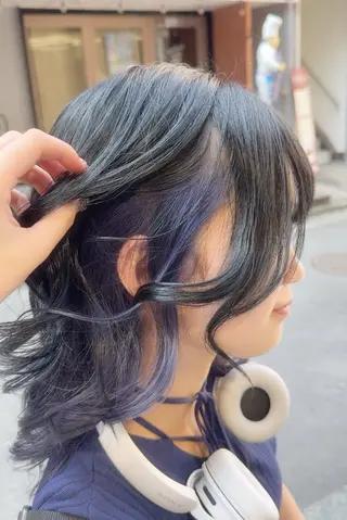 ミディアム カラー 🎀藤沢 ﾊｲﾄｰﾝ ららのヘアスタイル