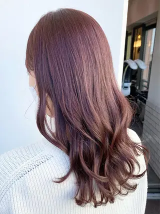 ロング 艶ピンク*ヘアセット 🌙shioriのヘアスタイル