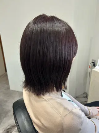 ミディアム カラー ヘアアレンジ ボブ /ニュアンス/ satomi🧸💖のヘアスタイル