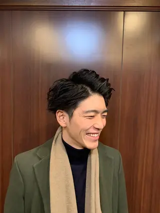 ミディアム ガンバレ原田 航海のヘアスタイル