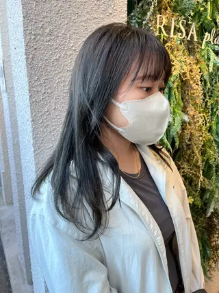 セミロング 🪽ナチュラルヘア* 大下唯奈🪽🫧のヘアスタイル