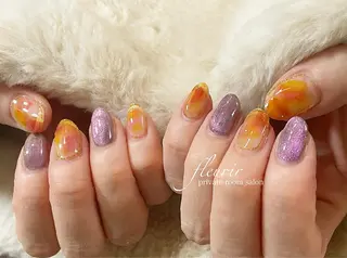 ネイル フルリール 【プライベートサロンのネイルデザイン