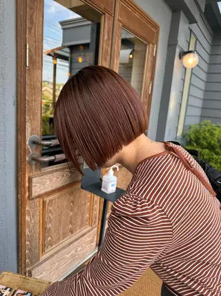 ショート 髪質改善/暖色カラー /レイヤーカット/翠のヘアスタイル