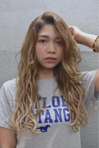 ロング カラー ✨髪質改善縮毛矯正✨ 宇田川修平のヘアスタイル