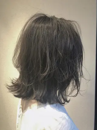ミディアム カラー ショート✨顔まわり マツモト ショウゴのヘアスタイル