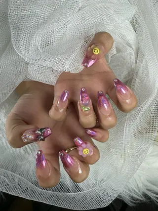 キッズ ネイル 南堀江ネイル JULYSTARのネイルデザイン