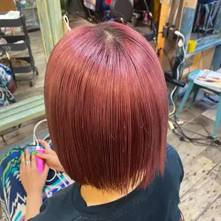 ミディアム 大西 柚羽のヘアスタイル