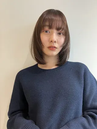 ミディアム 似合わせcut ◎ 倉橋実咲のヘアスタイル
