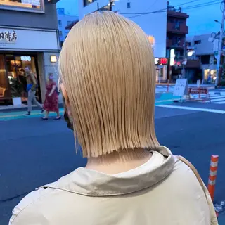 カラー rio/ボブ /ブリーチカラー🫧のヘアスタイル