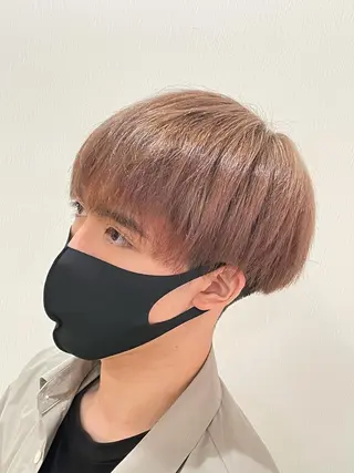 ショート カラー メンズ 岡本 沙帆のヘアスタイル