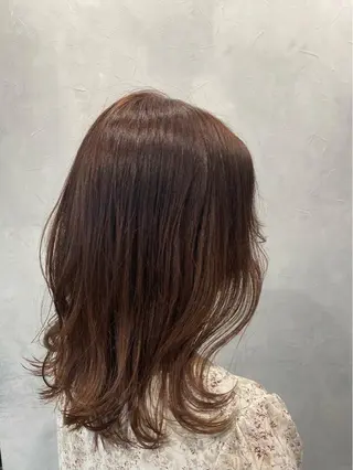 ミディアム カラー emi natukiのヘアスタイル