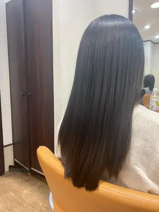ロング サプリームヘア 飯田みち瑠のヘアスタイル