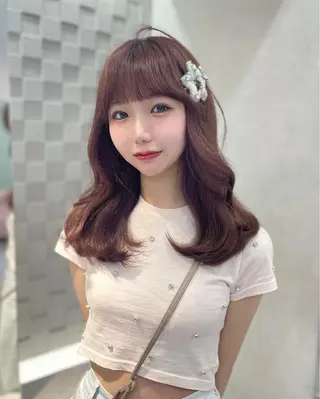 カラー ヘアアレンジ ♡ 𝐿𝑈𝑁𝐴 ♡のヘアスタイル
