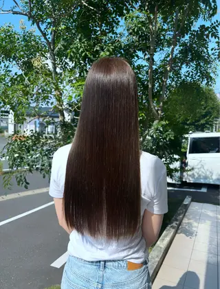 ロング カラー レイヤー×髪質改善 hinanoのヘアスタイル