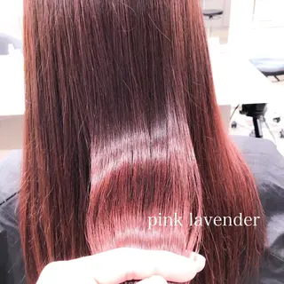 ロング カラー ハイトーン×レイヤー カットTAKUMIのヘアスタイル