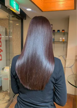 ロング カラー 矢野 晃平のヘアスタイル